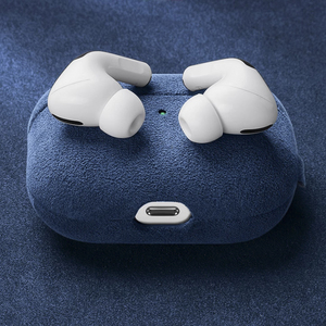 Accesorios de cuero de gamuza de alta calidad para la funda protectora de auriculares AirPod Pro 3 2 - Product Image 4