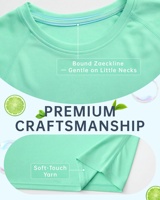 OEM - Maillot de bain à manches longues pour enfants UPF 50+ - 100% polyester - Séchage rapide - Couleur et logo personnalisés