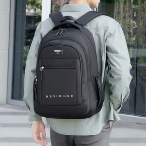 Men's <b>Backpack</b> Lightweight Large Capacity Waterproof Business Travel Laptop Bag Solid Color 36-<b>55L</b> - Product Image 4