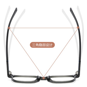 แว่นตา Danda Eyewear ป้องกันแสงสีฟ้า ทรงสี่เหลี่ยม TR90 กรอบเต็ม สำหรับทุกเพศ รุ่น TJ853 - Product Image 2