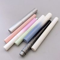 Flacon vide en plastique PP personnalisé de 1 ml à 4 ml pour cosmétiques, contenant de liquide de croissance des cils avec brosse longue en flocage pour outils de maquillage