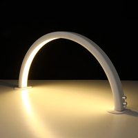 Mini lampe Led Portable pour manucure, outils de manucure, lampe de Table, lampe d'arc incurvé pour le bureau des ongles