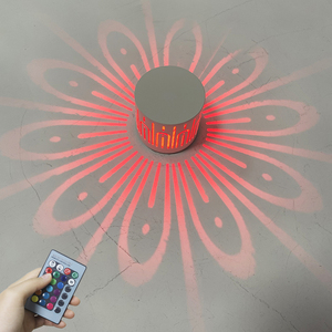 3W RGB con telecomando fiore LED lampada da parete a parete a parete luce notturna a spirale LED <span class=keywords><strong>bella</strong></span> lampada da parete decorativa - Product Image 1