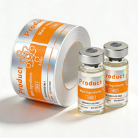 Étiquettes en vinyle personnalisées de qualité supérieure, imperméables, résistantes à la chaleur, avec adhésif puissant et forme personnalisée pour flacons en verre de 3 ml, 5 ml, 10 ml