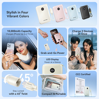 Banque d'alimentation universelle Vention 10000 mAh, charge rapide, chargeur portable, barre d'alimentation, CCC