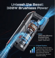 Aspirateur à main sans fil COMPASS OEM/ODM, moteur sans balais, filtre HEPA sec, autonomie de 30 à 60 minutes, usage domestique