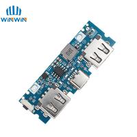 Carte de chargeur de batterie 18650 double USB 5V 2.4A Micro/Type-C USB, accessoires pour batterie externe mobile pour téléphone DIY