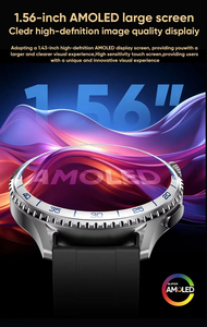Reloj inteligente MT900, ECG + PPG, monitoreo de salud, pantalla AMOLED de 1,56 pulgadas, llamadas BT, AI, voz, SOS, linterna LED, reloj inteligente para hombres y mujeres - Product Image 2