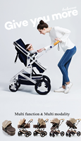 Poussette de voyage pliable en aluminium légère à 4 roues Purorigin OEM&ODM pour bébés, prix usine, bagage à main
