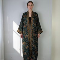 Abaya en pashmina faite à la main, de haute qualité, longue, douce et élégante, robe d'été/printemps pour femmes musulmanes, taille unique