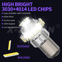 X-7SEVEN meilleur choix usine 2025 nouvelle LED Switchback avec ventilateur 3020EMC ambre tourner frein LED lumière 1157 3157 7443 pour lumière de voiture