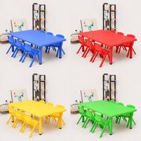 Ensemble de bureau et chaise pour enfants, ergonomique, moderne, réglable, en plastique rectangulaire, pour chambre à coucher, salon, école et utilisation en extérieur
