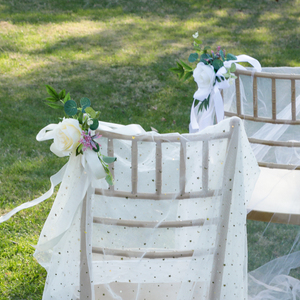 Trắng/Hồng/Vàng tăng Ghế hoa nhân tạo rất thích hợp cho đám cưới và kỳ nghỉ bên trang trí - Product Image 3