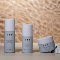 Ensemble de fond de teint liquide pour soins de la peau nouveau et personnalisé de luxe bouteille droite ronde vide bouteille en verre emballage cosmétique rapide