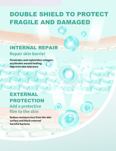 Reparación de quemaduras solares Hidratante Hidratación Nutrición Reparación Piel sensible Piel dañada Mascarilla de colágeno tipo III humanizada - Product Image 4
