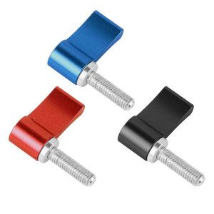 Tornillo de mariposa de aluminio en forma de L, palanca de sujeción ajustable, fijador de rosca fina, accesorios para montaje de cámara - Product Image 1