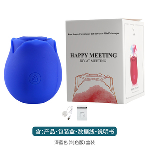 Juguete Sexual <span class=keywords><strong>de</strong></span> Silicona Líquida ABS+ en Forma <span class=keywords><strong>de</strong></span> Rosa, Masajeador Vibrador con 12 Modos <span class=keywords><strong>de</strong></span> Succión, Regalo <span class=keywords><strong>de</strong></span> San Valentín para Él - Product Image 1