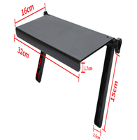 Étagère de rangement pour écran d'ordinateur TV, en acier inoxydable, support pour routeur sans fil, boîte de décodeur, étagère pour le stockage de télévision