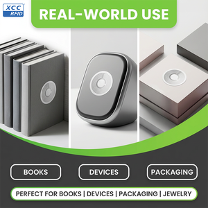 Étiquettes <span class=keywords><strong>RFID</strong></span> blanches vierges rondes de 35 mm 213 Wet Inlay, programmables, plus de 100 000 cycles d'écriture, ISO14443A/NFC Type 2 Access - Product Image 4