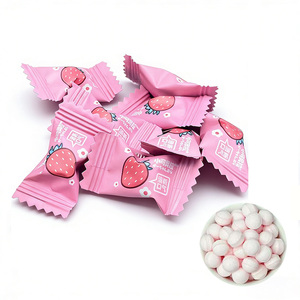 <span class=keywords><strong>Caramelle</strong></span> Dure Compresse Senza Zucchero al Gusto Fragola Xiaokeora, Confezione Personalizzata, <span class=keywords><strong>Caramelle</strong></span> alla Menta Fresca <span class=keywords><strong>Rosa</strong></span> - Product Image 1