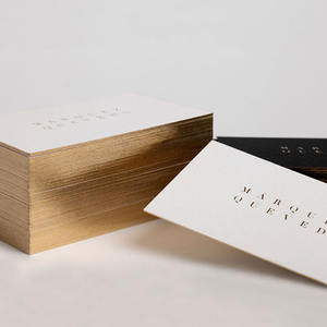 Özel yüksek kalite lüks gül altın iş kartları küçük iş yazıcı dostu kişiselleştirilmiş Logo baskı kaliteli kağıt - Product Image 4