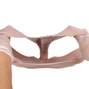 FAAK Factory Wholesale Silicone Sissy Pants Artificial Vagina Pants With <b>Insertable</b> Channel Silicone Underwear Sex Toy for Sissy - Product Image 2