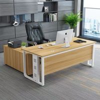 Bureau de direction modulaire pas cher, vente directe d'usine, mobilier de bureau moderne et simple pour cadre, dirigeant et personnel