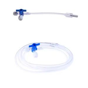 High Quality Veterinary 3way <strong>Stopcock</strong> <strong>Three</strong> <strong>Way</strong> Stop-Cock with Extension Tube Veterinary Consumables with Ce Certification - Product Image 2