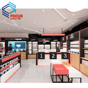 Cep telefonu mağaza dekorasyon cep telefon vitrini elektronik mağazası iç dekorasyon tasarım - Product Image 3