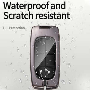 Faible quantité minimale de commande luxe silicone alliage d'aluminium voiture métal couverture de clé intelligente pour Dodge ram challenger avanger srt voyage accessoires - Product Image 4