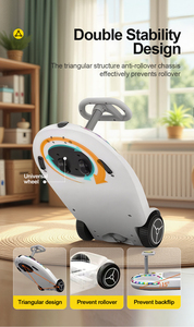 Patinete eléctrico <span class=keywords><strong>Go</strong></span> Kart para niños, 2000mAh, batería de alta calidad, tres ruedas, luces intermitentes, popular, envío gratis - Product Image 4