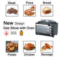 Service OEM Cuisinière et four à gaz GPL 30L Utilisation domestique Cuisson Pomme de terre au four Camping en plein air Réchauds à gaz avec four à gaz
