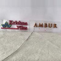 Enseigne commerciale en lettres 3D en acrylique avec mini LED, enseigne lumineuse pour logo d'entreprise, pour boutique de détail, hôtel
