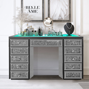 New Design <strong>Antique</strong> Bedroom Furniture Vanity <strong>Dressing</strong> <strong>Table</strong> <strong>with</strong> <strong>Mirror</strong> - Product Image 5