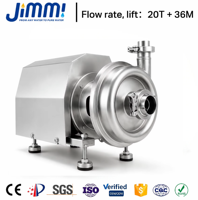 Pompe centrifuge OEM pour le traitement des aliments, en acier inoxydable 304, sanitaire, facile à nettoyer, pour le transfert de liquides alimentaires, fournisseur de pompes centrifuges