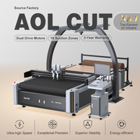 Machine de découpe à plat AOYOO pour tissu enduit de PVC, solution de production automatique