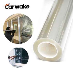 Carwak 1.52*30M một chiều tầm nhìn Kiến Trúc Xây dựng cửa sổ phim thủy tinh với tự dính kính cửa sổ an toàn phim - Product Image 1