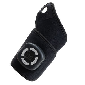 गर्मी के साथ इलेक्ट्रिक कलाई मालिश, सहरहित हाथ कलाई हीटिंग पैड मांसपेशियों को दैनिक और खेल के लिए समायोज्य लंबाई - Product Image 2