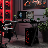 Conception de PC personnalisé Bureau de bureau de jeu à domicile Bureau de bureau bon marché pour les joueurs