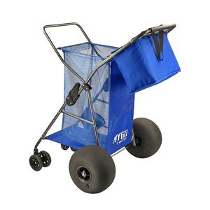 OEM disesuaikan balon baja tahan karat lipat roda gerobak troli pantai besar untuk berkemah - Product Image 2