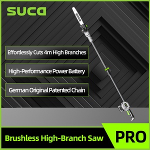 SUCA SC-5806 21V 8-Inch Portable <strong>Telescopic</strong> Electric <strong>Saw</strong> Cordless Pole Chainsaw Long Handle <strong>Chain</strong> <strong>Saw</strong> - Product Image 2