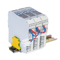 Pengontrol Suhu Pemasangan Rel dengan Desain Khusus Seri DIN ST Saluran Tunggal Termometer Digital Multistage Output Ganda