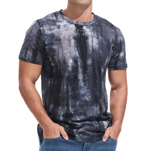 T-shirt en coton épais 280 GSM tricoté pour hommes, avec motif 3D vieilli, personnalisable avec logo vintage, impression DIY, vente en gros - Product Image 5