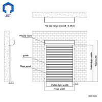 Fenêtre automatique en aluminium en gros de volet roulant persienne d'ouragan extérieure pour application extérieure