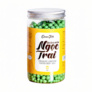 ช็อกโกแลตบอลกรอบรสชาเขียวผสมโกโก้ รับผลิตแบบ OEM/ODM คุณภาพสูง ฮาลาล บรรจุภัณฑ์ตามสั่งสำหรับเค้กส่งออก ราคาดีที่สุด - Product Image 1