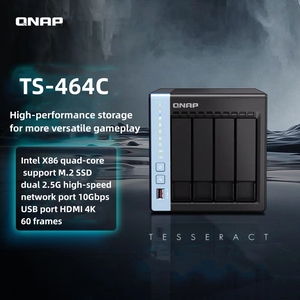 100% original non ouvert qnap <span class=keywords><strong>10gb</strong></span> ts-464cwith 2.9Ghz quatre disques 8g ram et serveur de stockage nas à quatre cœurs - Product Image 4