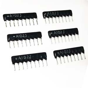 Resistencias A08 A09 A10 9PIN 10PIN 1K 100R J G 2% 5% A102J B10G330, Paquetes de Resistencias en Red - Product Image 1