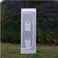 Cage d'observation en maille respirante pour l'élevage d'insectes-Taille de grille de 0.1mm avec double manches, amovible et anti-moustiques