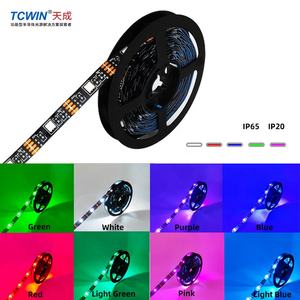 2025 Trending TCWin Smart RGB tira de luces LED al por mayor 5M al aire libre Flexible 5050 SMD DC5V impermeable App Control barato - Product Image 5