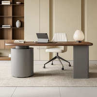 Bureau minimaliste italien, moderne, luxe léger, simple, table d'ordinateur pour étude, bureau de direction haut de gamme, bureau d'écriture, coiffeuse de chambre à coucher